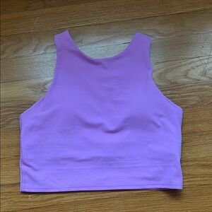Athleta Lavender Pink Crop Tank Top